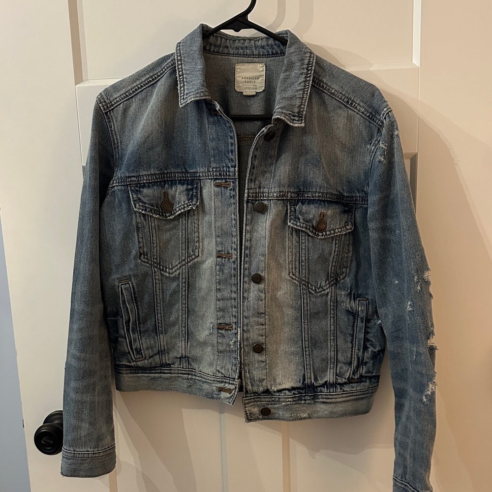 American Eagle Outfitters Blue Denim Jacket